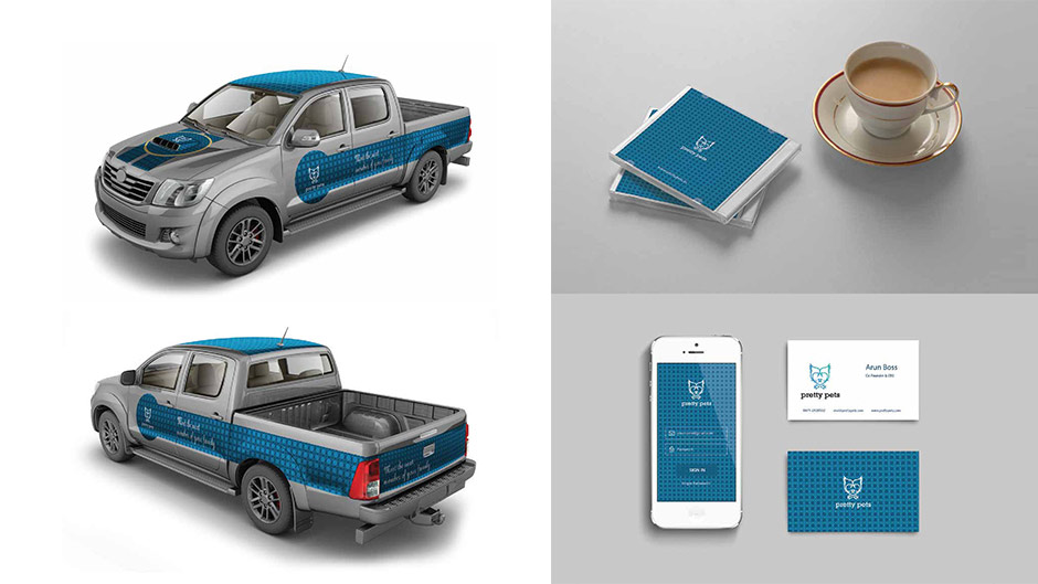 Creative Branding done for Pretty Pets