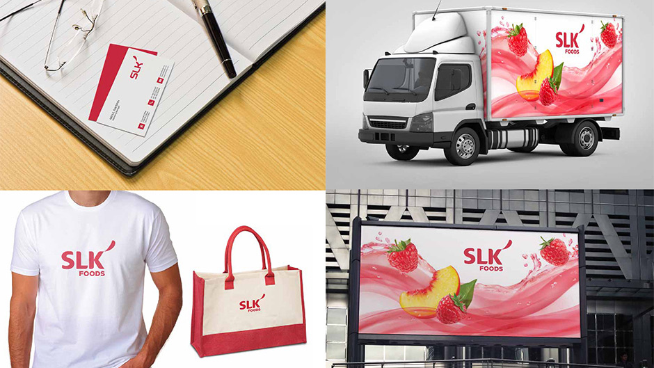 Logo Design done for SLk Foods